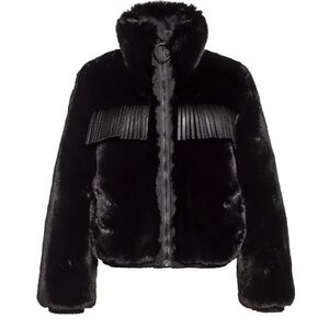 Goldbergh Black Cowboy Jacket with Fringe